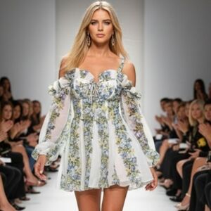 Floral Conjured Dreams Play Suit inspired by Alice McCall